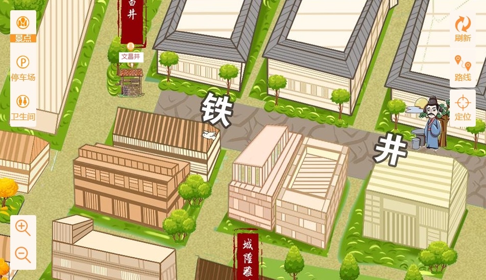 秦淮智慧景区：手绘地图与语音导览的完美融合